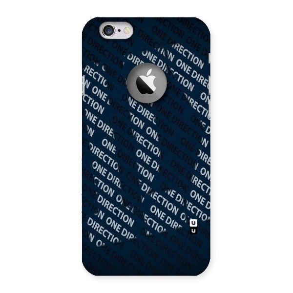 Blue Way Back Case for iPhone 6 Logo Cut