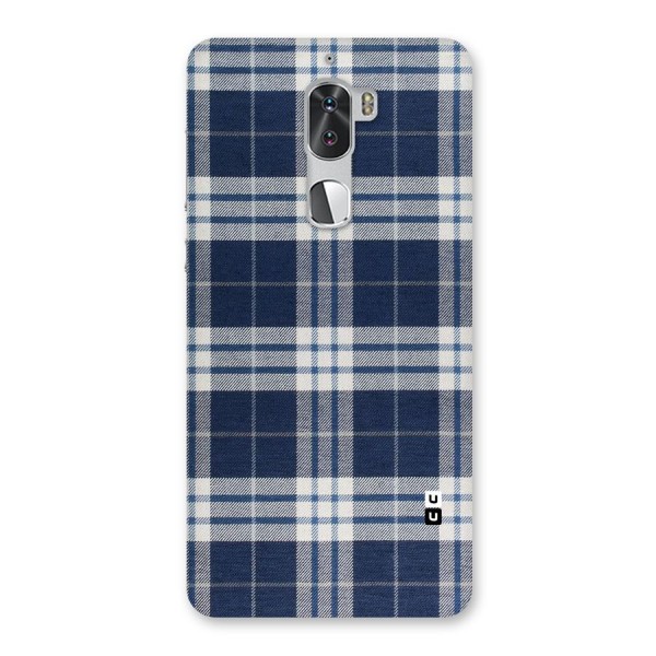 Blue White Check Back Case for Coolpad Cool 1