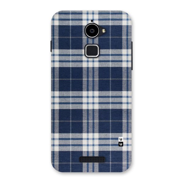 Blue White Check Back Case for Coolpad Note 3 Lite