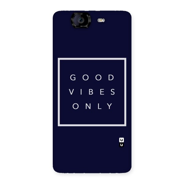 Blue White Vibes Back Case for Canvas Knight A350