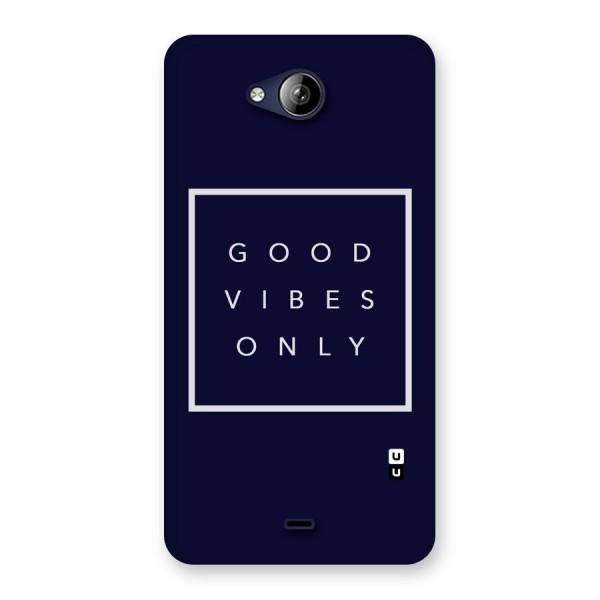 Blue White Vibes Back Case for Canvas Play Q355