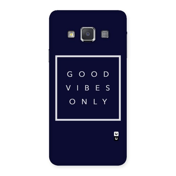 Blue White Vibes Back Case for Galaxy A3