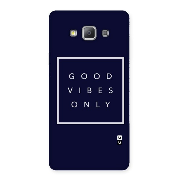 Blue White Vibes Back Case for Galaxy A7