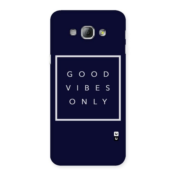 Blue White Vibes Back Case for Galaxy A8