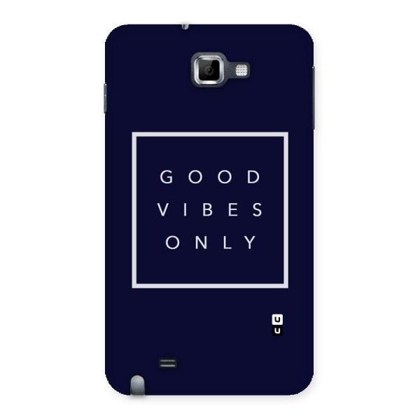 Blue White Vibes Back Case for Galaxy Note