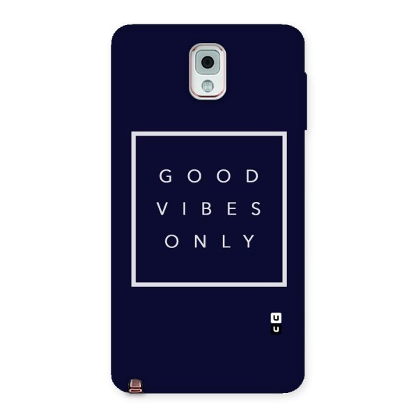 Blue White Vibes Back Case for Galaxy Note 3