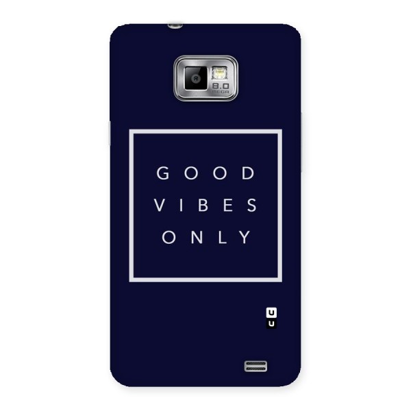 Blue White Vibes Back Case for Galaxy S2