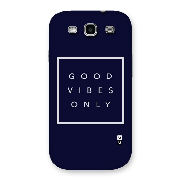 Blue White Vibes Back Case for Galaxy S3