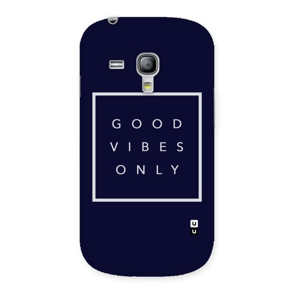 Blue White Vibes Back Case for Galaxy S3 Mini