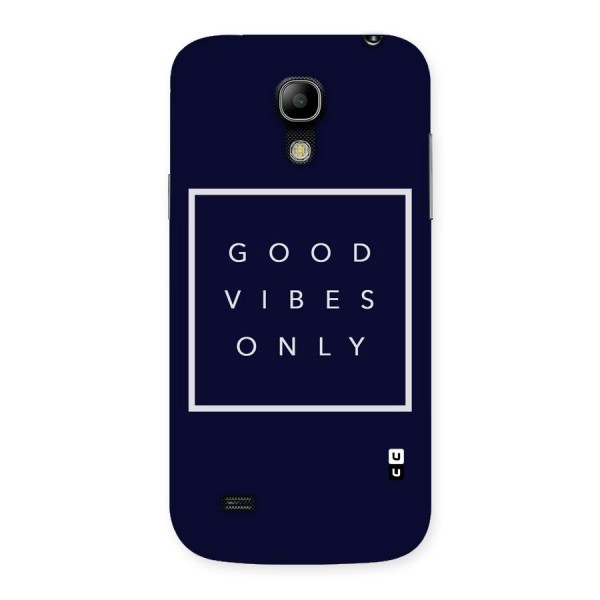 Blue White Vibes Back Case for Galaxy S4 Mini