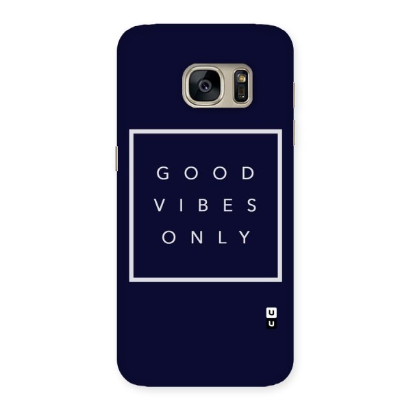 Blue White Vibes Back Case for Galaxy S7