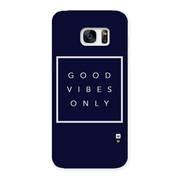 Blue White Vibes Back Case for Galaxy S7 Edge
