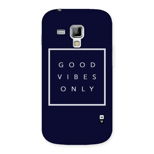 Blue White Vibes Back Case for Galaxy S Duos