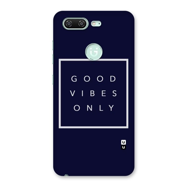 Blue White Vibes Back Case for Gionee S10