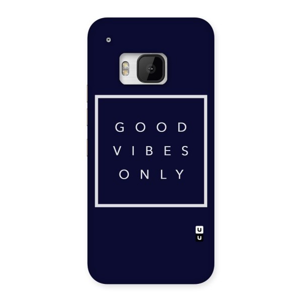 Blue White Vibes Back Case for HTC One M9