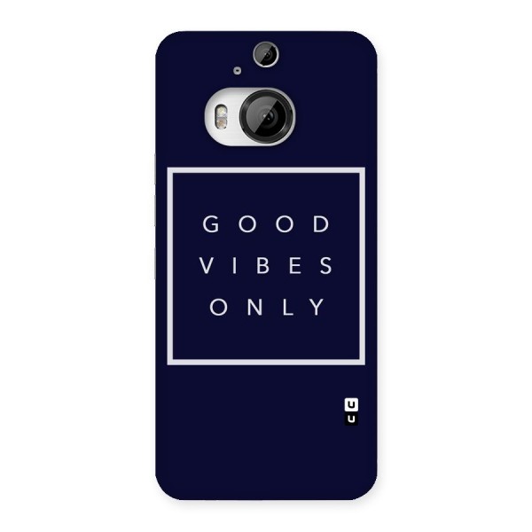 Blue White Vibes Back Case for HTC One M9 Plus