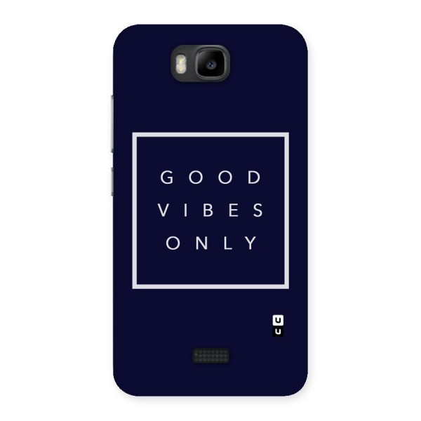 Blue White Vibes Back Case for Honor Bee