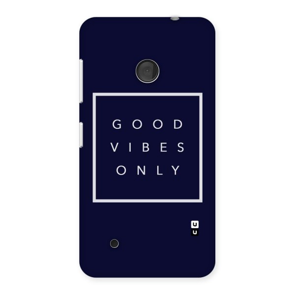 Blue White Vibes Back Case for Lumia 530