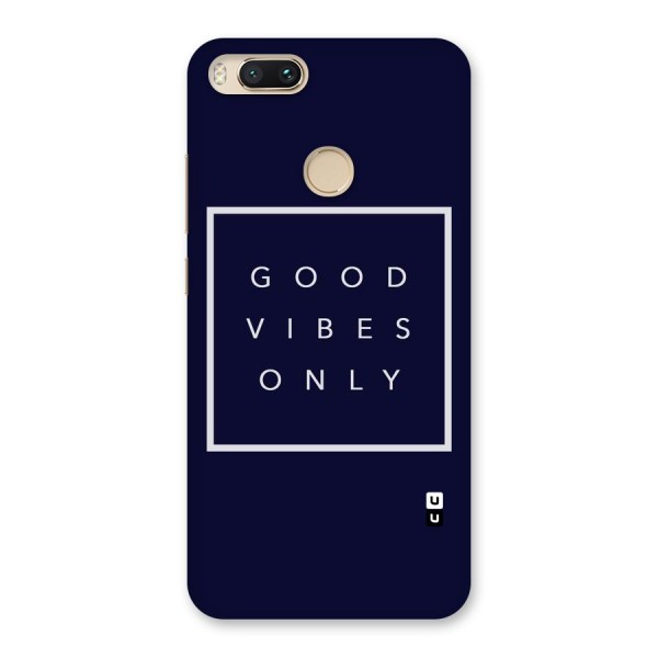 Blue White Vibes Back Case for Mi A1