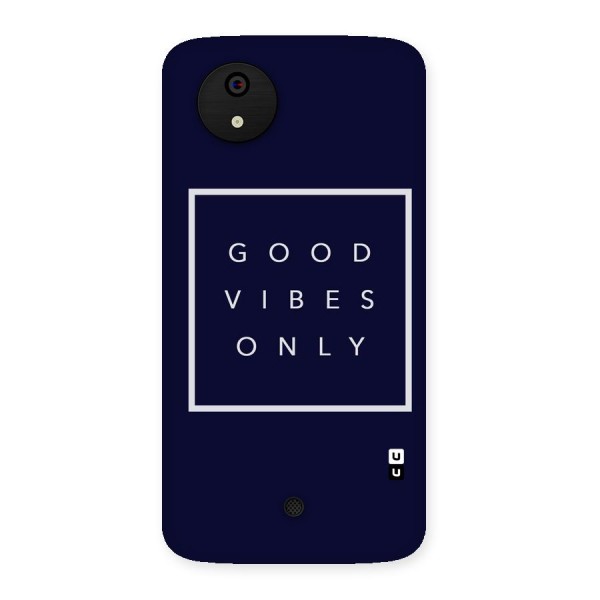 Blue White Vibes Back Case for Micromax Canvas A1