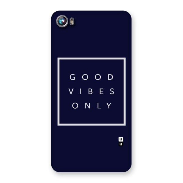 Blue White Vibes Back Case for Micromax Canvas Fire 4 A107