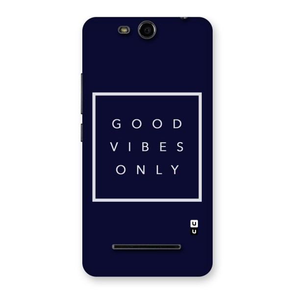 Blue White Vibes Back Case for Micromax Canvas Juice 3 Q392