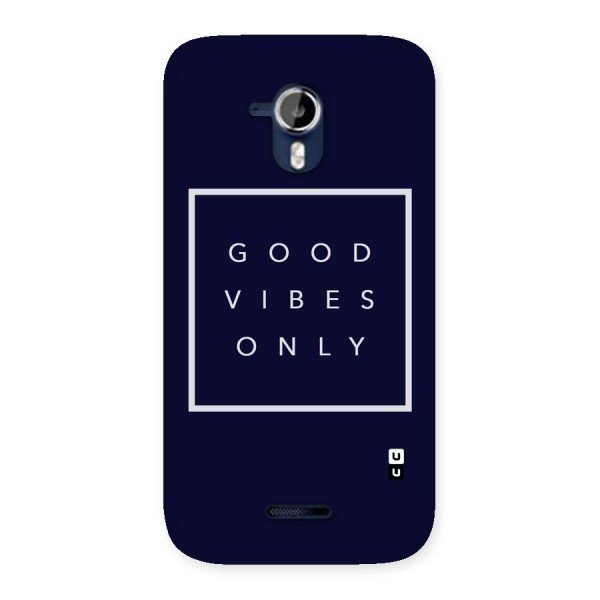 Blue White Vibes Back Case for Micromax Canvas Magnus A117