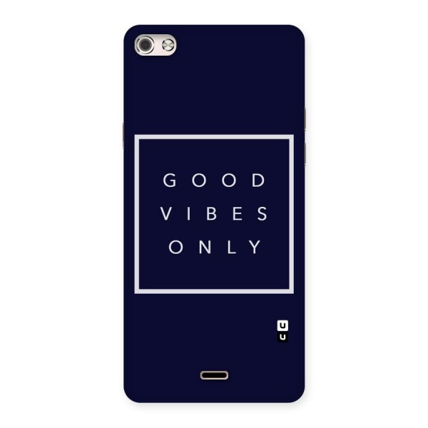Blue White Vibes Back Case for Micromax Canvas Silver 5