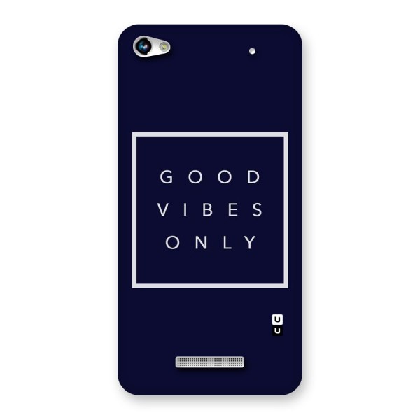 Blue White Vibes Back Case for Micromax Hue 2