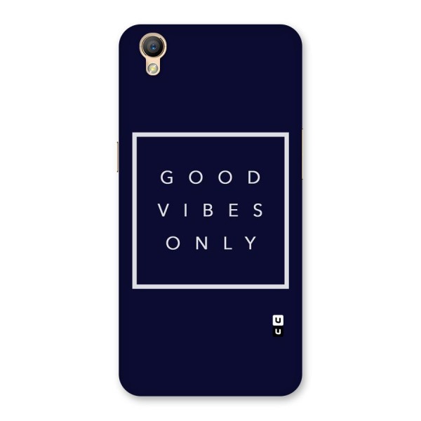 Blue White Vibes Back Case for Oppo A37