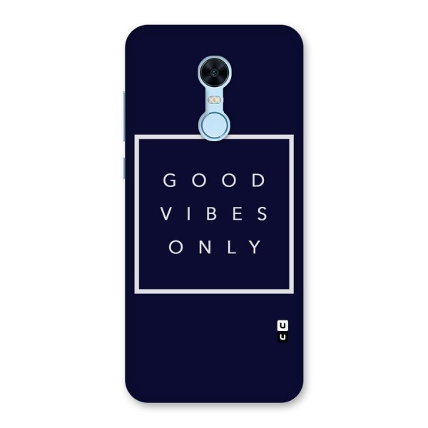 Blue White Vibes Back Case for Redmi Note 5