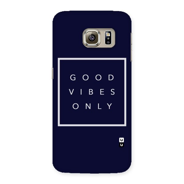 Blue White Vibes Back Case for Samsung Galaxy S6 Edge