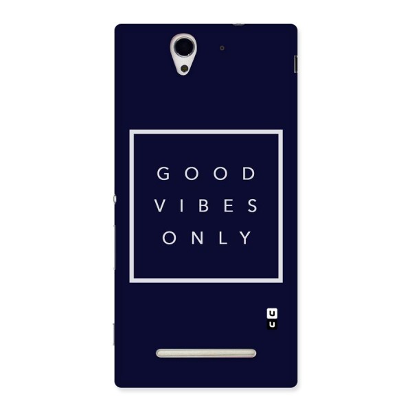 Blue White Vibes Back Case for Sony Xperia C3