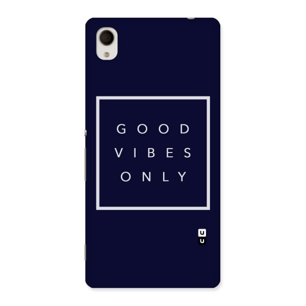 Blue White Vibes Back Case for Sony Xperia M4