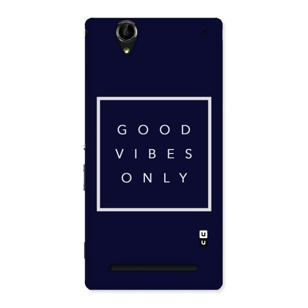 Blue White Vibes Back Case for Sony Xperia T2