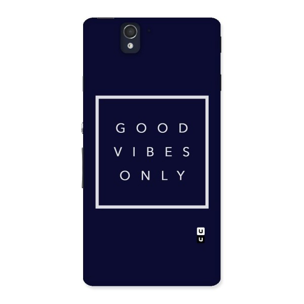 Blue White Vibes Back Case for Sony Xperia Z