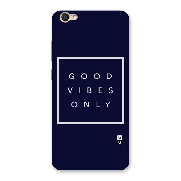 Blue White Vibes Back Case for Vivo V5