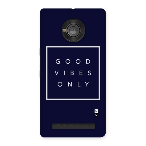 Blue White Vibes Back Case for Yu Yunique