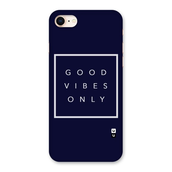 Blue White Vibes Back Case for iPhone 8