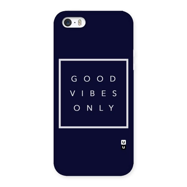 Blue White Vibes Back Case for iPhone SE
