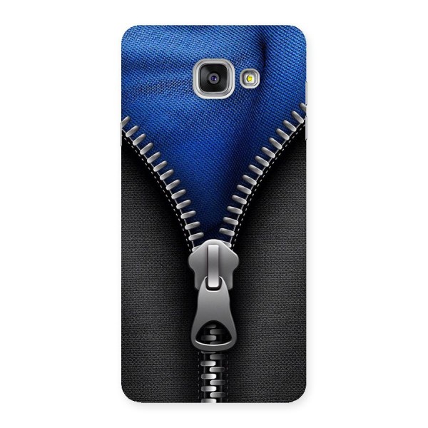 Blue Zipper Back Case for Galaxy A7 2016