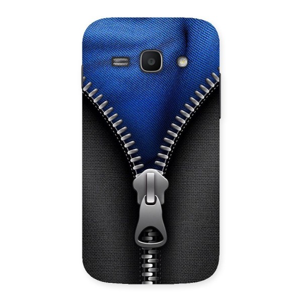 Blue Zipper Back Case for Galaxy Ace 3