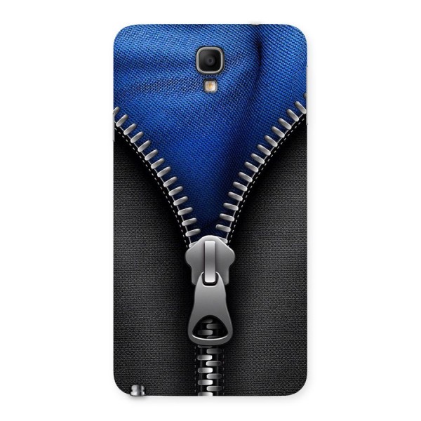 Blue Zipper Back Case for Galaxy Note 3 Neo