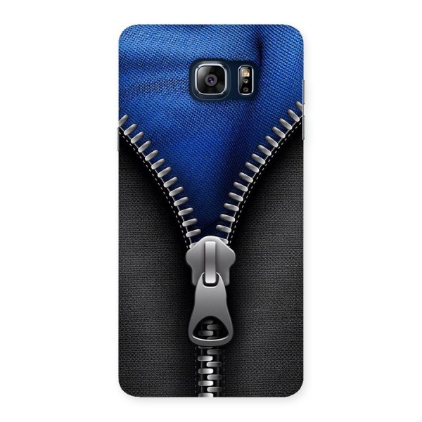 Blue Zipper Back Case for Galaxy Note 5