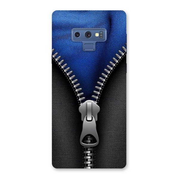 Blue Zipper Back Case for Galaxy Note 9