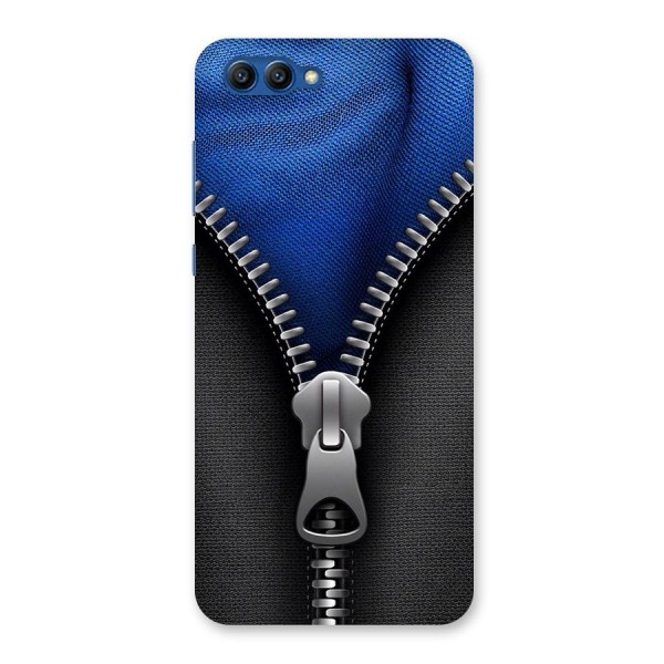 Blue Zipper Back Case for Honor View 10