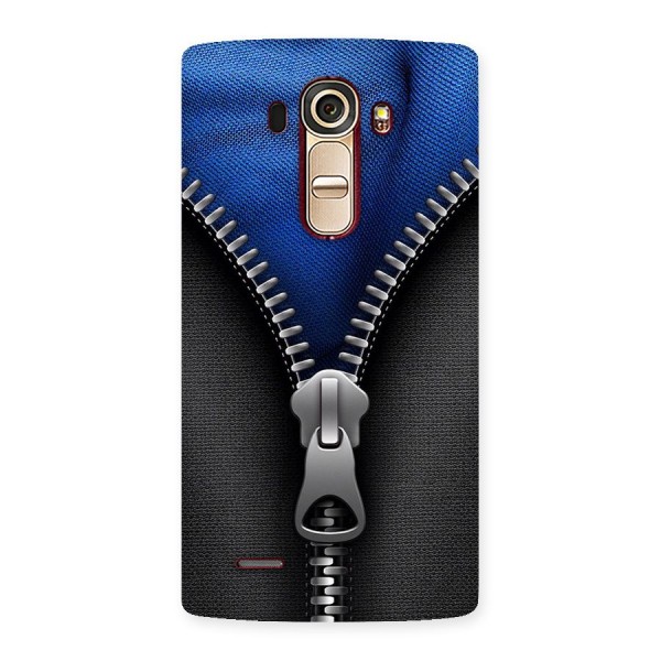 Blue Zipper Back Case for LG G4