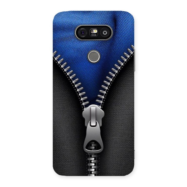 Blue Zipper Back Case for LG G5