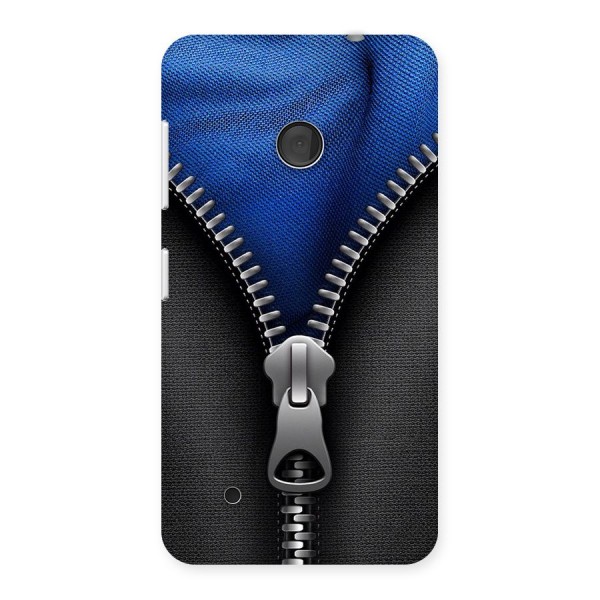 Blue Zipper Back Case for Lumia 530