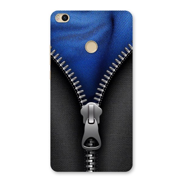 Blue Zipper Back Case for Mi Max 2